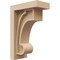 Ekena Millwork 3"W x 6"D x 9"H Classic Alma Rough Cedar Woodgrain TimberThane Corbel, Primed Tan CORUR03X06X09ALMRCPR - alternate 1